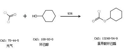 氯甲酸环己酯的合成路线2